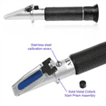 thumbnail image 4 of 2X Salinity Refractometer for Seawater and Marine Fishkeeping Aquarium 0-100 with Automatic Temperature Compensation, 4 of 6