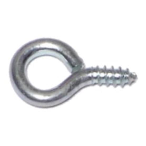 5/64" x 3/16" x 5/8" #214-1/2 Zinc Plated Steel Screw Eyes LSEBS-040