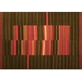 thumbnail image 1 of Ahgly Company Indoor Rectangle Abstract Orange Contemporary Area Rugs, 4' x 6', 1 of 1
