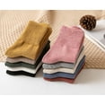 thumbnail image 2 of Cotton Crew Socks for Women Cotton Casual Solid Color Stretchy Socks for Women Girls 10 Pairs, 2 of 7