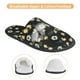 thumbnail image 3 of Fotbe Daisy Pantuflas Peludas para Mujer con Estampado, Zapatillas de Peluche, Zapatos de Invierno para Casa, Uso Interior y Exterior-Medium, 3 of 8