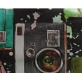 thumbnail image 5 of oneOone Georgette Viscose Black Fabric Camera Pattern Sewing Material Print Fabric By The Yard 42 Inch Wide, 5 of 5