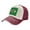 Dark Red, variant on Men Women Brazil Flag Distressed Twill Cotton Baseball Cap Vintage Adjustable Dad Hat