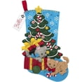 thumbnail image 2 of Pawfect Gift Bucilla Christmas Stockings Kit, 2 of 7