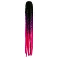 thumbnail image 2 of Motorcycle Personality Cool Motorcycle Balance Car Dirty Braid Helmet Braid Helmet Wig, 2 of 2