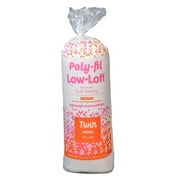 Fairfield Poly-Fil Low Loft Quilt Batting, Premium Polyester Batting for Quilting, Ideal for Queen-Size and Other Small Projects, Quilting Supplies, Medium, 72" X 90"