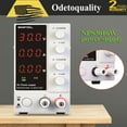 thumbnail image 2 of DC Power Supply Variable Adjustable 0-30V Lab 3 Digits Display 10A NPS3010W NEW, 2 of 12