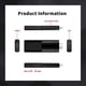 thumbnail image 3 of I96 D5 TV Stick H313 1GB+8GB 4K 2.4G+5G Dual WiFi Android TV Box TV Stick Media Player Set Top Box, 3 of 5