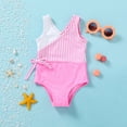 thumbnail image 3 of Younger Tree Baby Girl One-Piece Swimsuits Kid Summer Beach Sleeveless Bathing Suit for 18-24M, 3 of 6