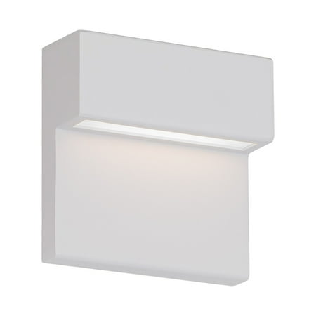 

WAC Lighting Balance 6 LED 3500K Aluminum Indoor/Outdoor Wall Light in White