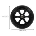 thumbnail image 3 of 2pcs Wheelchair Wheel 8 Inch Flexible Wheelchair Heavy Duty Wheel Wheelchair Part, 3 of 3