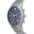 thumbnail image 2 of Reloj de Vestir Renato Emporio Armani AR2448 para Hombre 43mm Movimiento de Cuarzo Acero Inoxidable Resistente al Agua Crono Azul Emporio Armani AR2448, 2 of 2