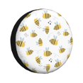 thumbnail image 1 of Fotbe Bee Funda de Llanta de Repuesto con Estampado, Engrosada, Ajuste Universal para Jeep, Remolque, RV, SUV, Camión-16 inch, 1 of 6