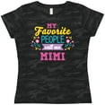 thumbnail image 3 of Inktastic My Favorite People Call Me Mimi with Flowers Women's T-Shirt, 3 of 5