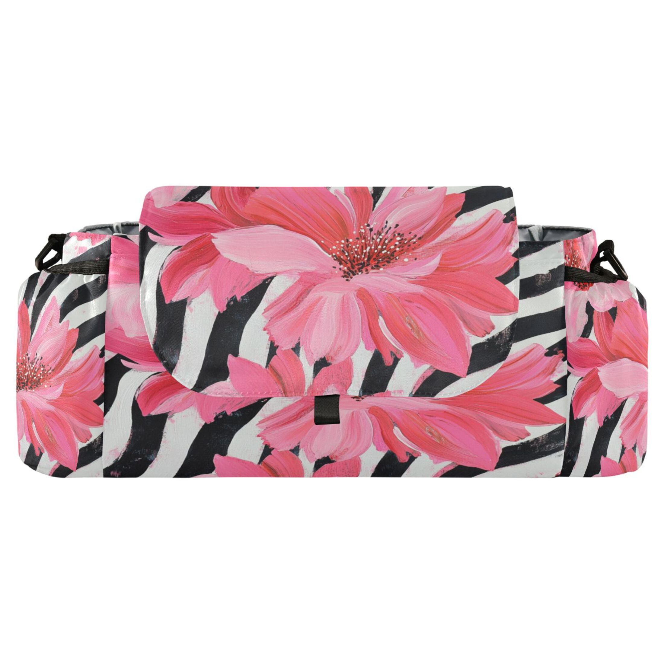 DIXRUYEE Stroller Organizer Petal Symphony Printed