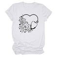 thumbnail image 4 of Camisetas con estampado de letras y cuello redondo de verano para mujer, blusas femeninas cómodas y elegantes, Tops OAVQHLG3B Store  lin121212, 4 of 5