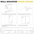 thumbnail image 2 of Home Gym Mirror, 36x72 inch-1PCS, Tempered Glass Frameless Full Length Body Workout Mirror, 2 of 10