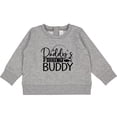 thumbnail image 2 of Inktastic Daddy's Fishing Buddy Baby Sweatshirt, 2 of 4