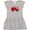 AC-Heather Grey, variant on Inktastic Valentine Fire Truck Heart Bear Girls Toddler Dress