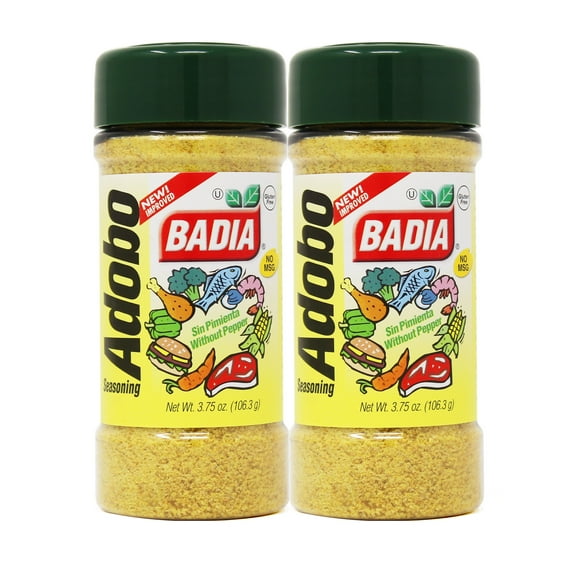 Badia Adobo without Pepper, 3.75 oz - Palatize Pack of 2
