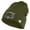 Olive, variant on U.S. Army Air Assualt Badge Logo Embroidered 12 Inch Solid Knit Cuff Long Beanie Made in USA - Navy OSFM