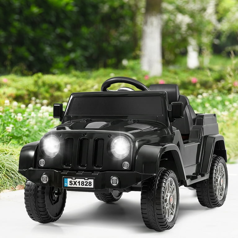 black jeep 6v electric ride on