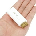 thumbnail image 4 of PATOPS 4Pcs Pocket Retractable Golf Cleaning Brush, Portable Wire Brush Double Side Cleaner White, 4 of 5