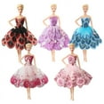 thumbnail image 1 of 5 Pcs de Robe Princesse Brodée Barbie 30CM, 1 of 5