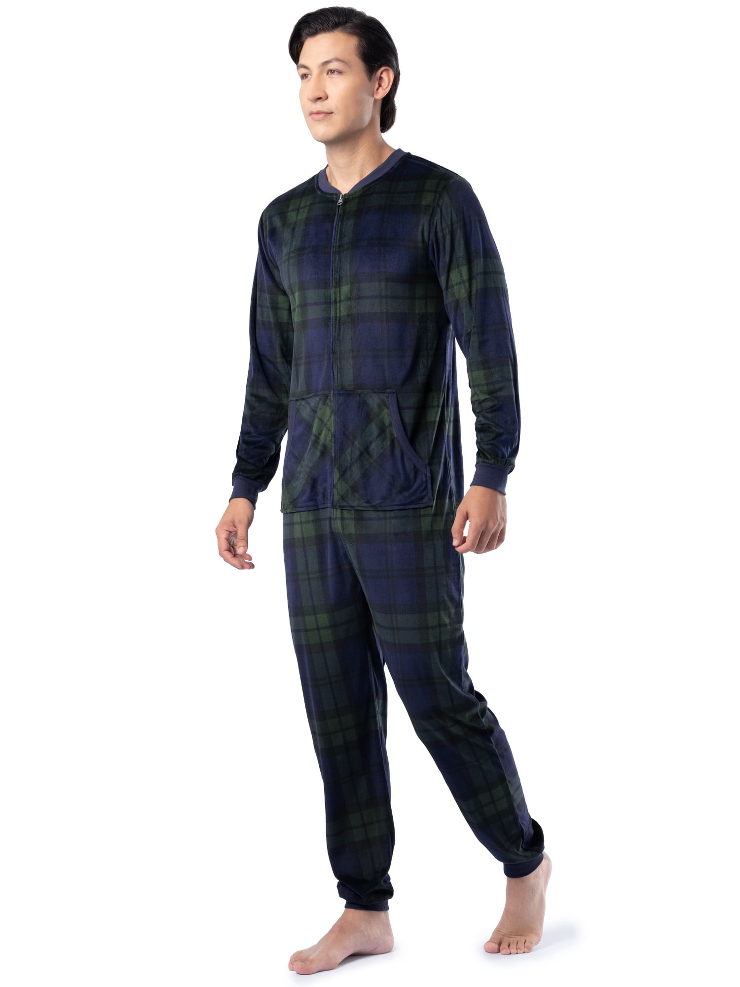 Fruit of the Loom Men's Solid & Printed Pajama Union Suit, Sizes S-5XL