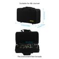 thumbnail image 2 of Bb Clarinet Case Gig Bag Backpack Box Water-resistant 600D Foam Cotton Padding with Adjustable Single Shoulder Strap, 2 of 7