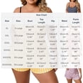 thumbnail image 2 of Cagogo Women's Striped V Neck Sleeveless Tank Top Shorts Set Casual Summer Lounge Outfits Two Piece Matching Sets Loose Fit Comfy Pants Plus Size Cruise Travel Clothes, Blue 4XL, 2 of 2