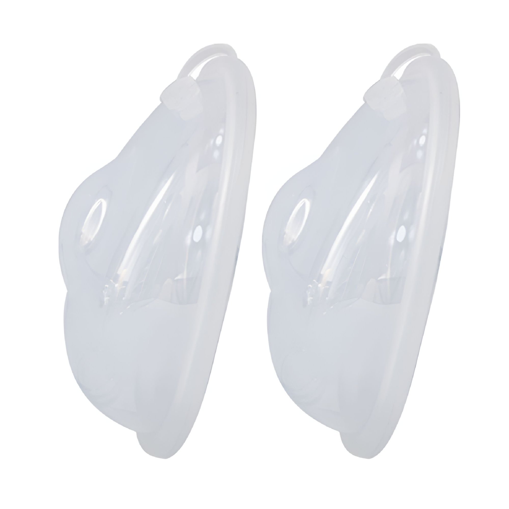 XIRQI 2pcs Breastmilk Shells Portable Protector Leakage-proof Nursing Cups Breast Pump for Home Outdoor 55ml