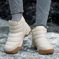 thumbnail image 4 of Women Snow Boots Fur Lined Ankle Boots Warm Winter Shoes Non-slip Hiking Shoes for Women, 4 of 7