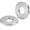 Silver, variant on 50-Piece M6 304 Stainless Steel Flat Washers - Black Finish Screws Washers and Repair Washers for Industrial, Automotive and Home Use