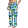 thumbnail image 2 of Yiaed Cartoon Monster Print Men's Lounge Pants, Loose PJ Bottoms, Long Pajama Pants for Men-XX-Large, 2 of 5