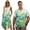 Green Palm Leaf, variant on Uorisanigo Green Palm Leaf Couples' Outfits Husban and Wife Clothing Men's Short Sleeve Shirt Size 2XS Fashion Hawaiian Tops and Women's Tank Dress Flowy Beach Sundress
