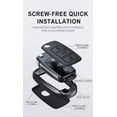 thumbnail image 3 of Key Fob Cover Compatible with Fit for Volkswagen Flip Key Keychain Case Holder Protector,Grey, 3 of 6