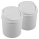 thumbnail image 1 of 2 mini botes de basura con tapa abatible para escritorio, cubo de basura para escritorio de oficina, 1 of 6