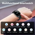thumbnail image 5 of 2026 NEW 1.91''HD Screen Smart Watch Compatible with Android and iPhone,Answer/Make Calls/100 Sports Modes/Message Reminder,IP68 Waterproof Fitness Tracker for Men Women, Gifts, 5 of 5