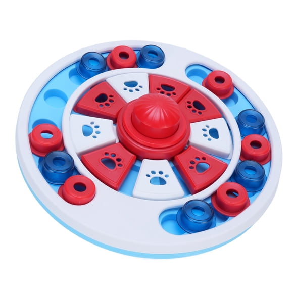 Interactive Dog Treat Puzzle Games, Slow Feeder, Enrichment Game Pet Intelligence Fun Training Game for Curious Pets with Rattle Design for Cats and Dogs