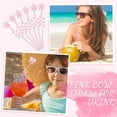 thumbnail image 3 of 24 * Pink BowStraws-Pink, 3 of 5
