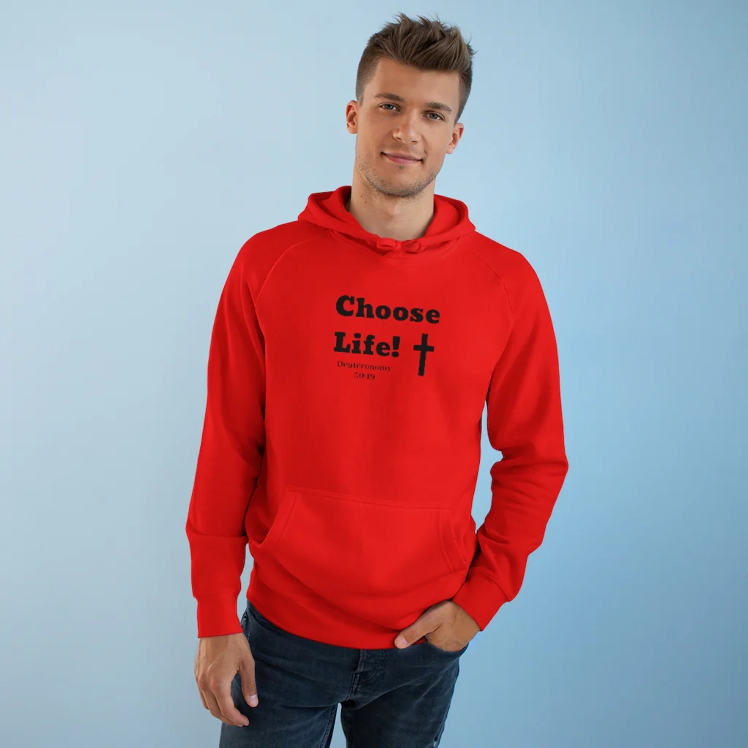 Lost Town Supply☆CHOOSE LIFE HOODIE CHOOSE LIFE HOODIE LIGHT MELANGE : losttownsupply