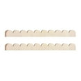 thumbnail image 6 of 10 Pieces Scallop Wood Trim Unfinished Decorative Edge Paintable Molding Strips for Furniture Window Wall, 6 of 9