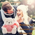 thumbnail image 5 of Personalized Teddy Bear as Customized Gifts for Women/ Men with Text as Gifts for Christmas Valentines Day (8 IN-Text), 5 of 6
