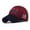 Maroon, variant on Monfince 4 Pieces Unisex Baseball Caps USA Letter American Flag Embroidery Cotton Sport Hats for Women Men