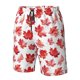 thumbnail image 4 of Balery Realistic Maple Leaf Traje de Baño Estilo Hawaiano para Hombre, Shorts de Secado Rápido con Bolsillos-X-Large, 4 of 6
