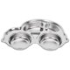 thumbnail image 1 of Plato de comida Jadeshay Acero inoxidable 304 Plata 29,5 x 21,5 cm, 1 of 8