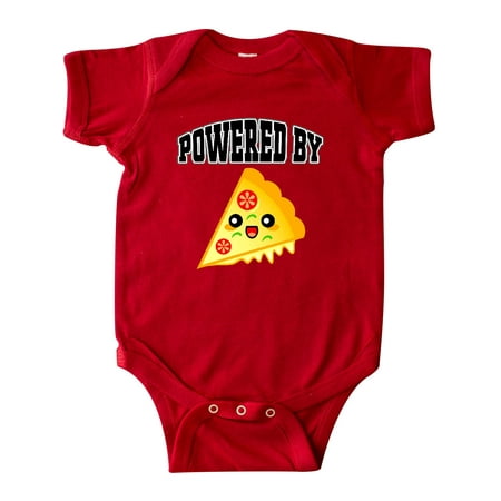 

Inktastic Pizza Powered By Gift Baby Boy or Baby Girl Bodysuit