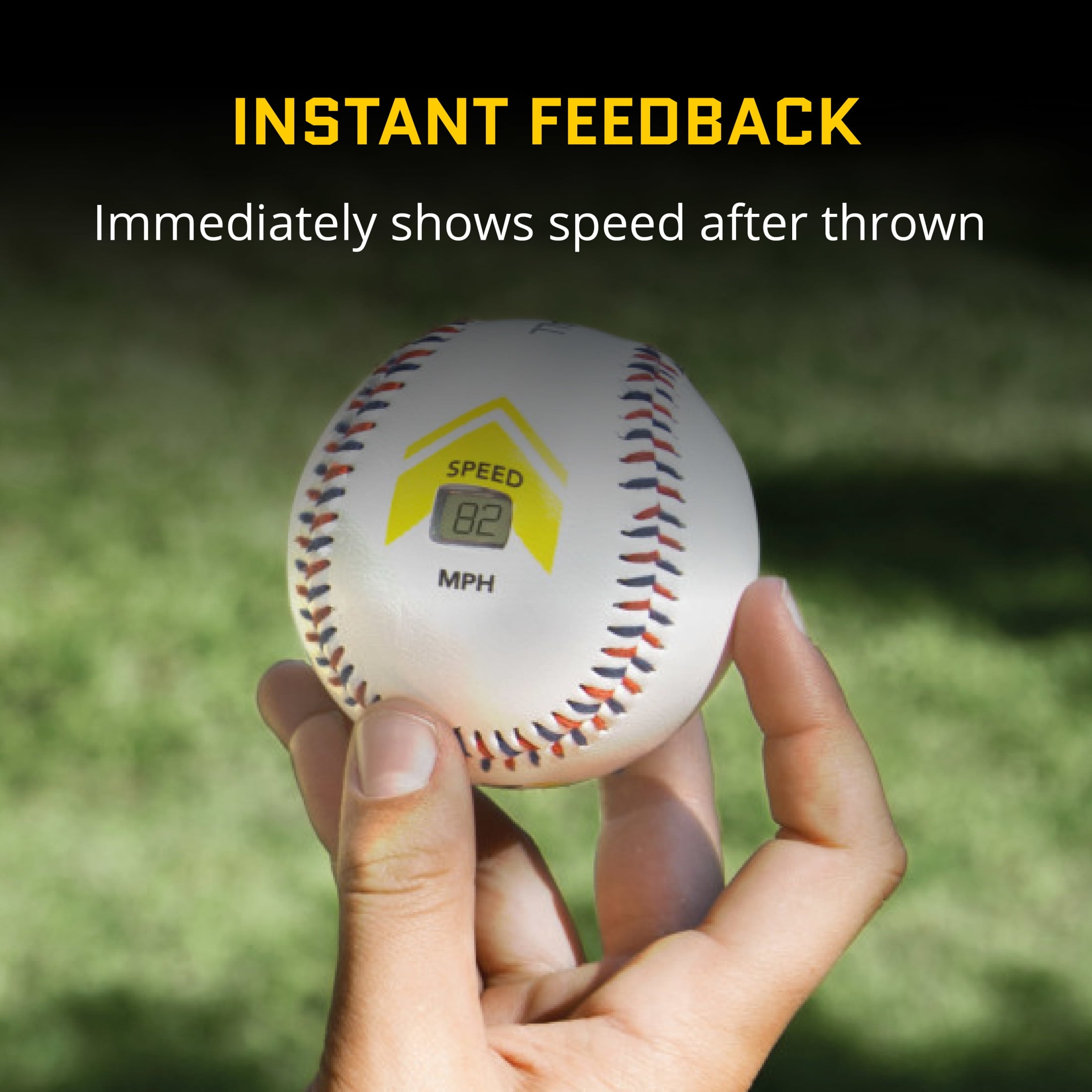 SKLZ Bullet Ball, Baseball Velocity Pitch Training Ball, Measures