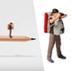 thumbnail image 3 of Figuras de resina a escala 1/87, personajes en miniatura para microescenas, escenografía DIY. Mochila beige A, 3 of 8